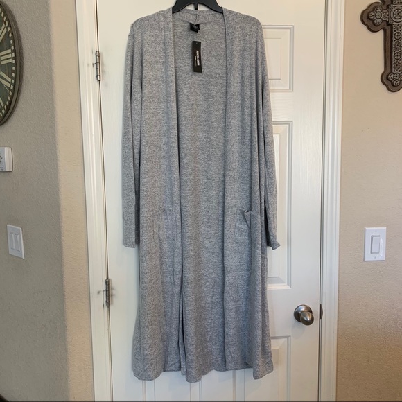 ❤️LAST XL NEW SOFT Gray Duster Cardigan - Picture 6 of 10